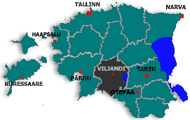 Karte von Viljandi